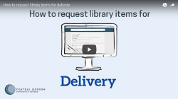 Thumbnail for the How to request items for delivery video