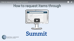 Thumbnail for the How to request through Summit video