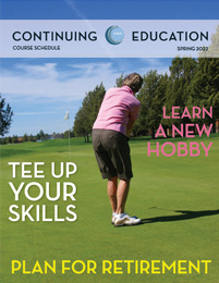 Community Education Course Catalog Cover