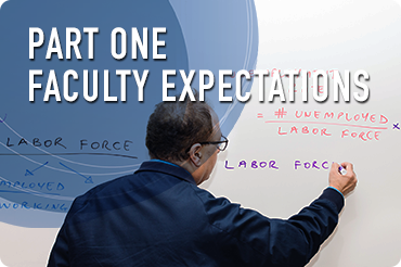 Part One - Faculty Expectations