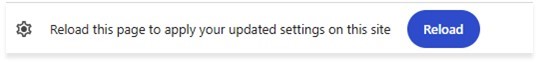 Reload Page Reload Page