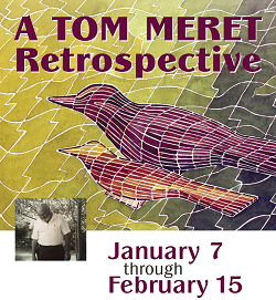 Tom Meret Retrospective poster