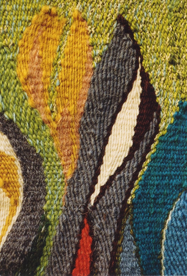 Detail from Pow Wow tapestry