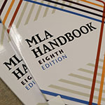 Photo of the MLA handbook