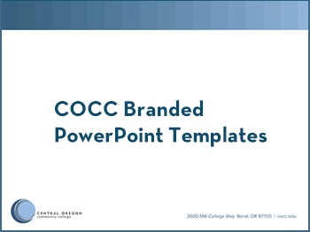COCC Power Point Templates