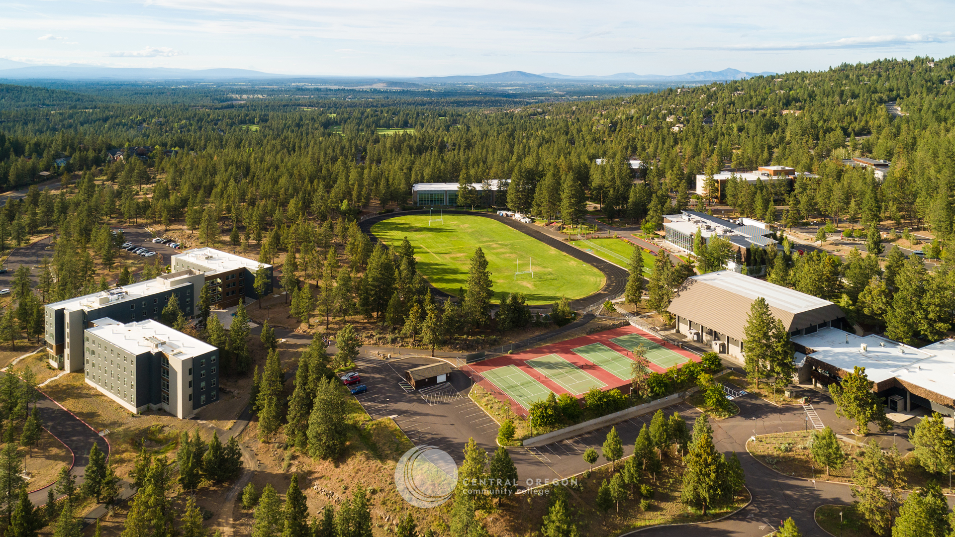 Zoom background - Bend Campus Aerial