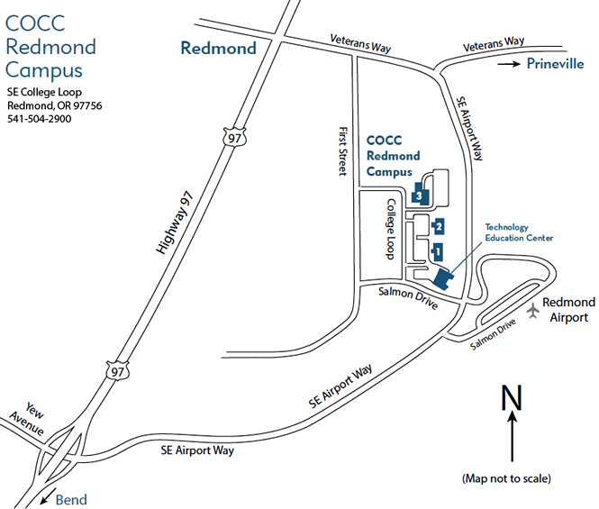 Redmond Campus Map