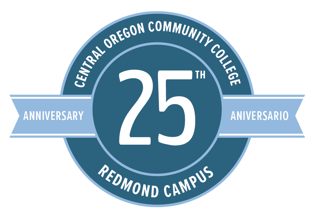 Redmond Campus 25 year anniversary logo