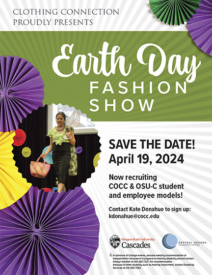 Earth Day Fashion Show flier