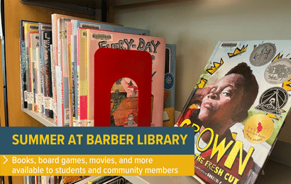 Summer at Barber Library