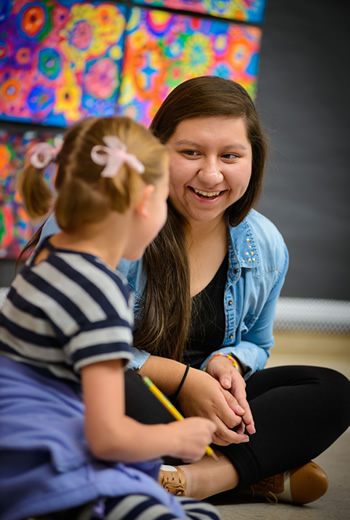 DALE - student with preschooler DALE - student with preschooler
