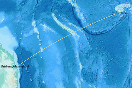 Map of Ocean Floor