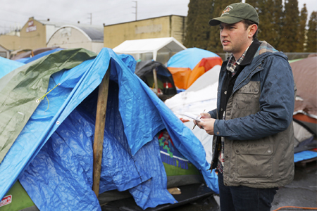 Seattle Times Project Homeless reporter Scott Greenstone